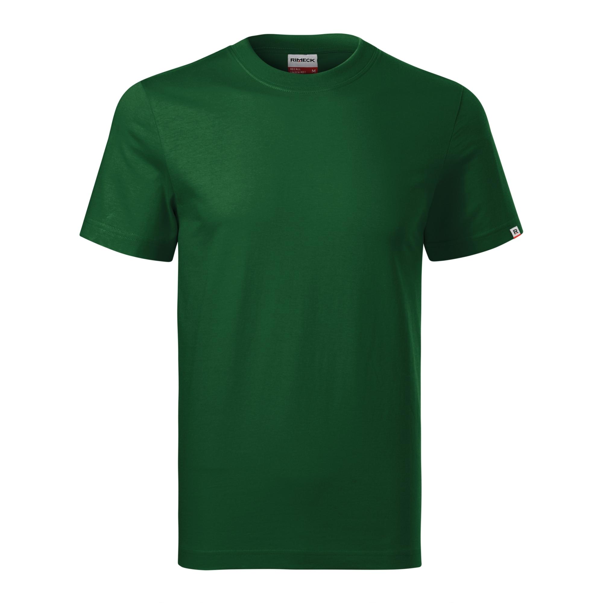 Tricou unisex Recall R07 verde sticlă 06 (brand label) XL