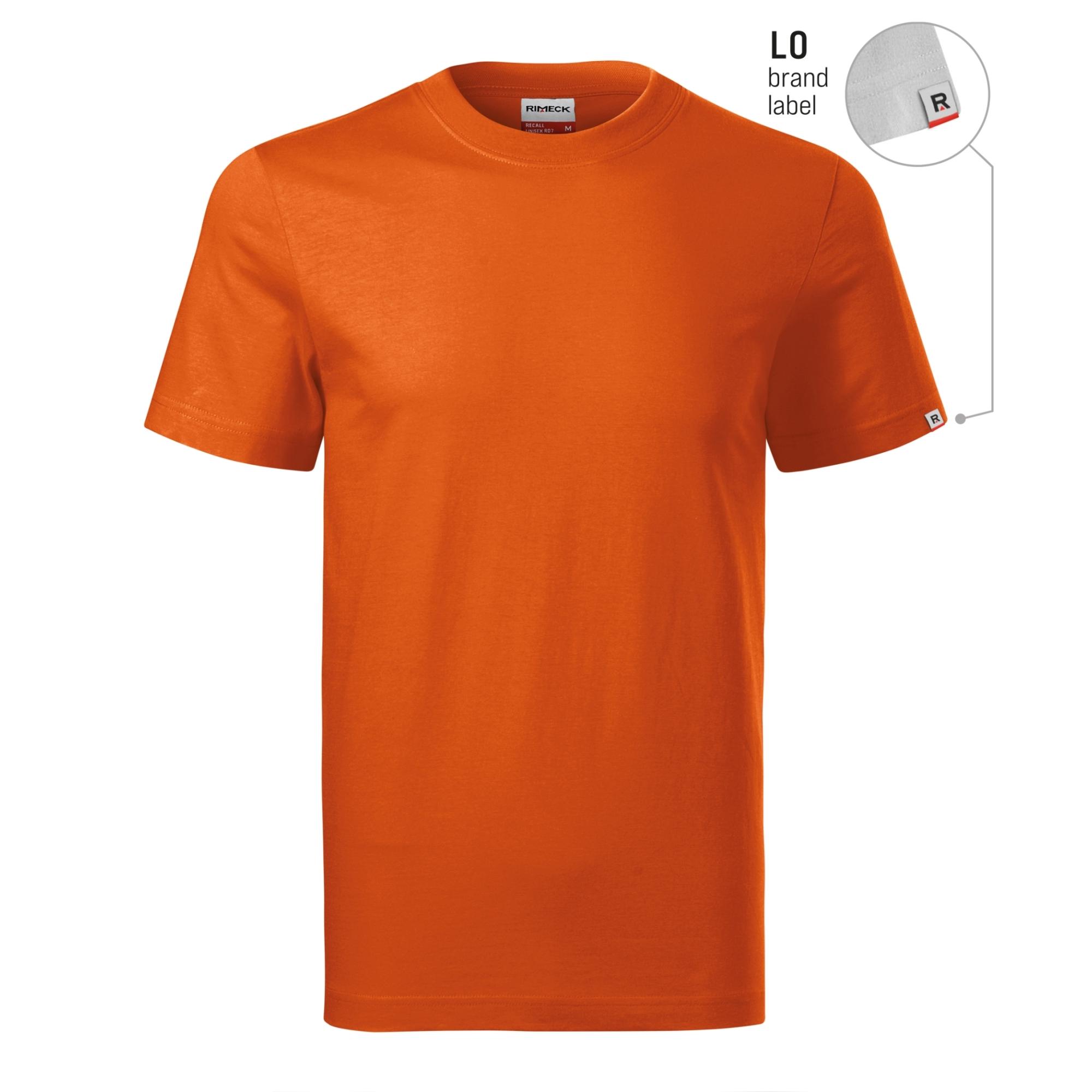 Tricou unisex Recall R07 portocaliu 11 (brand label) XXL