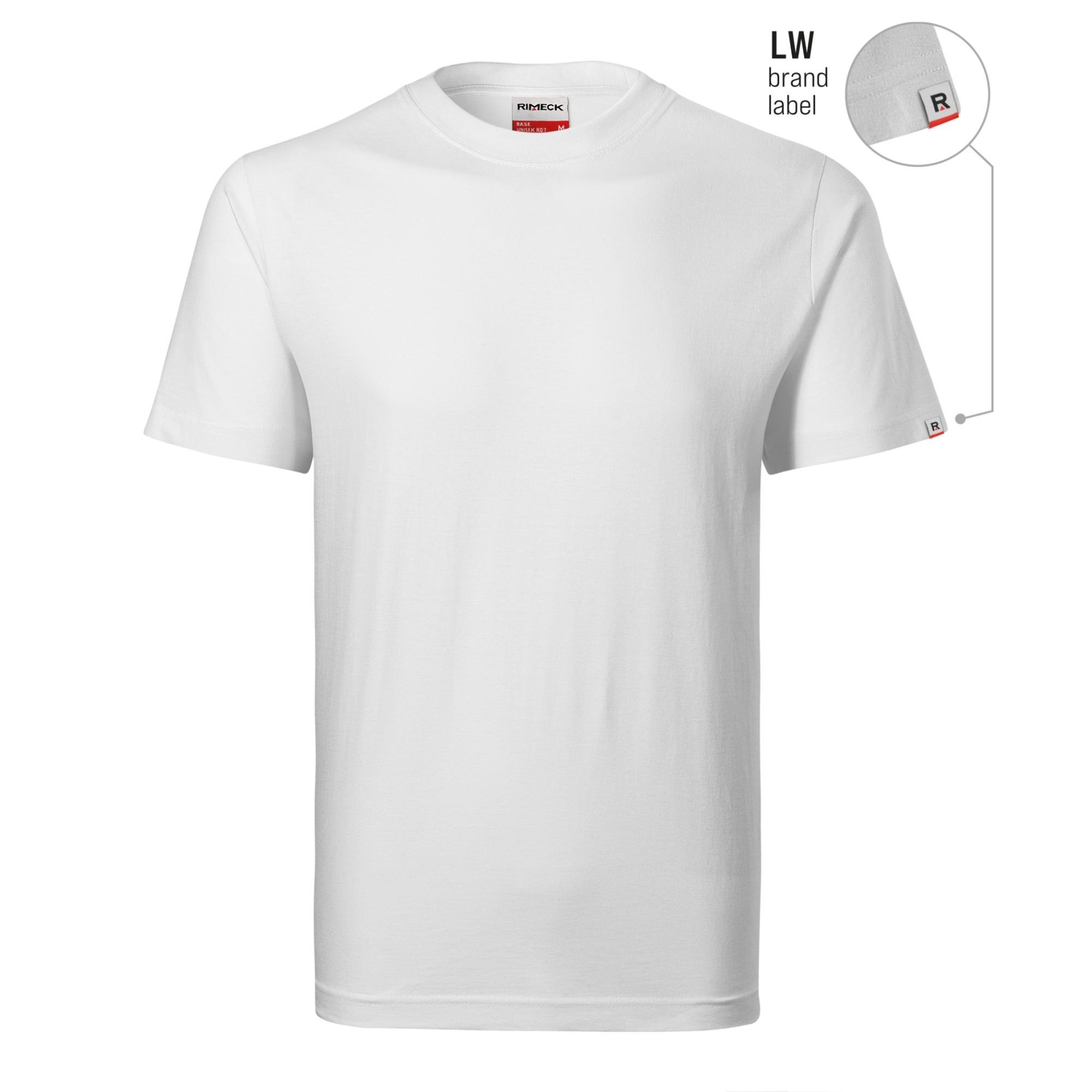Tricou unisex Recall R07 alb 00 (brand label) XXL