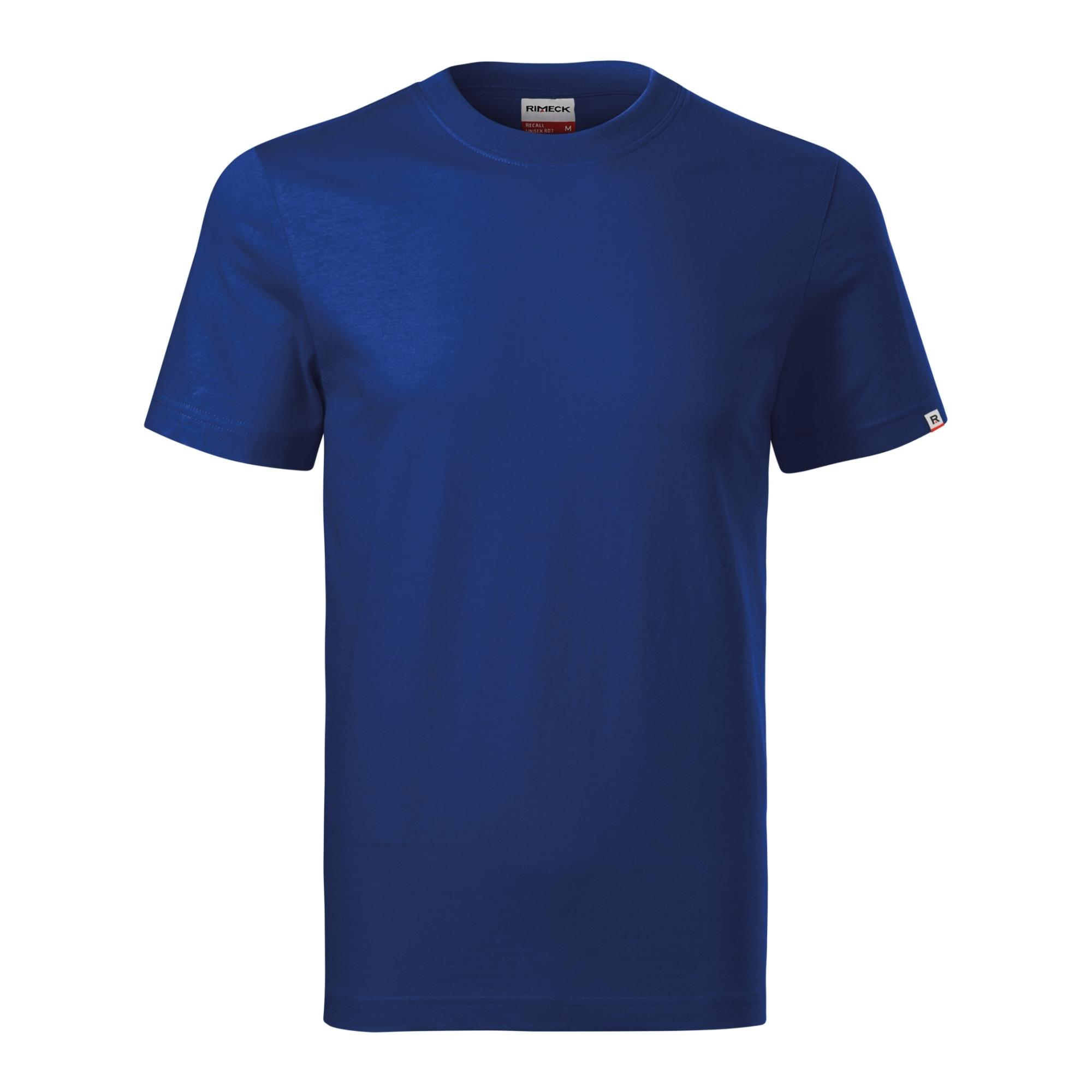 Tricou unisex Recall R07 albastru regal 05 (brand label) XXL