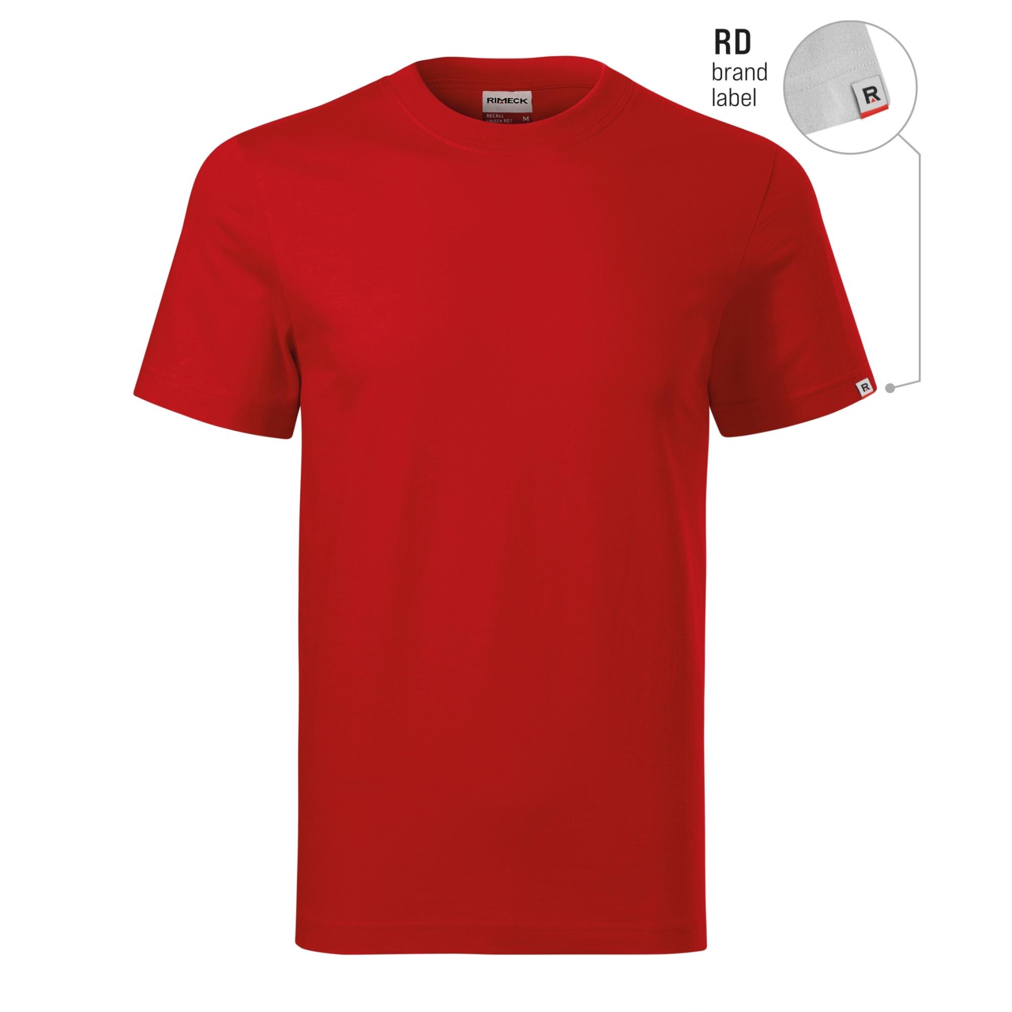 Tricou unisex Recall R07 roşu 07 (brand label) XXL