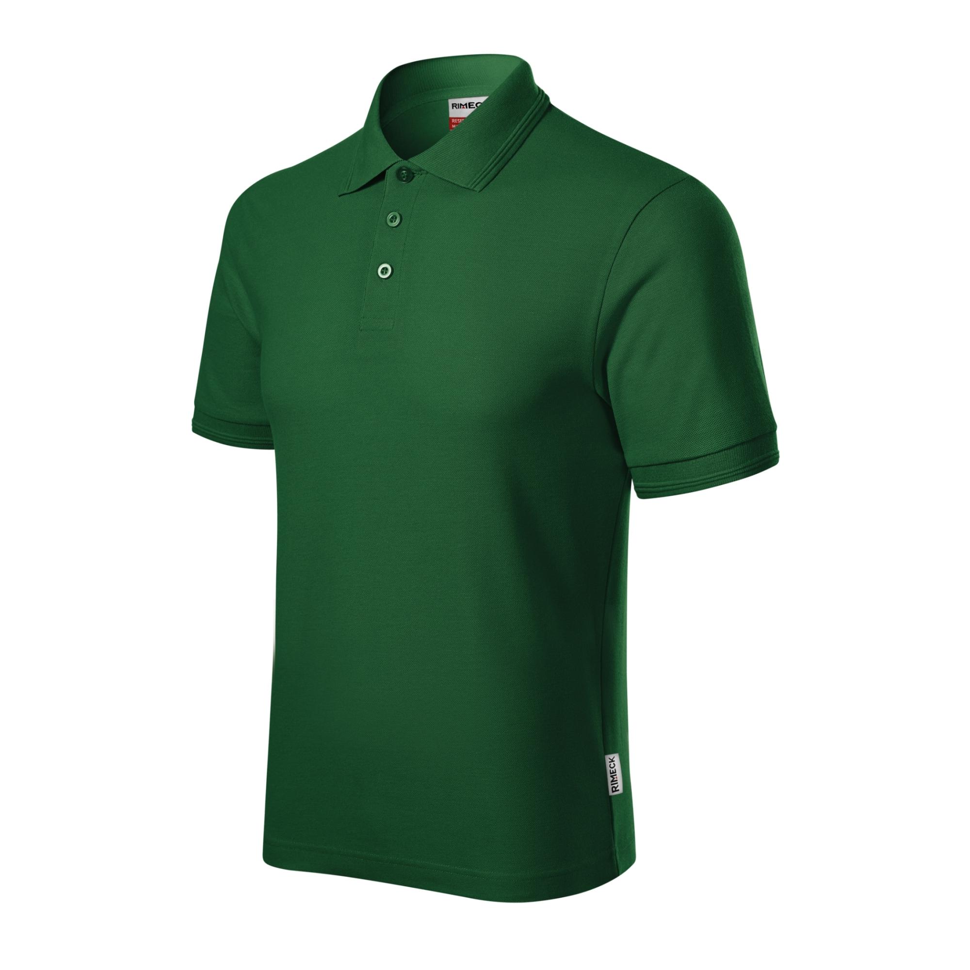 Tricou polo pentru bărbaţi Reserve R22 verde sticlă 06 (brand label) 3XL
