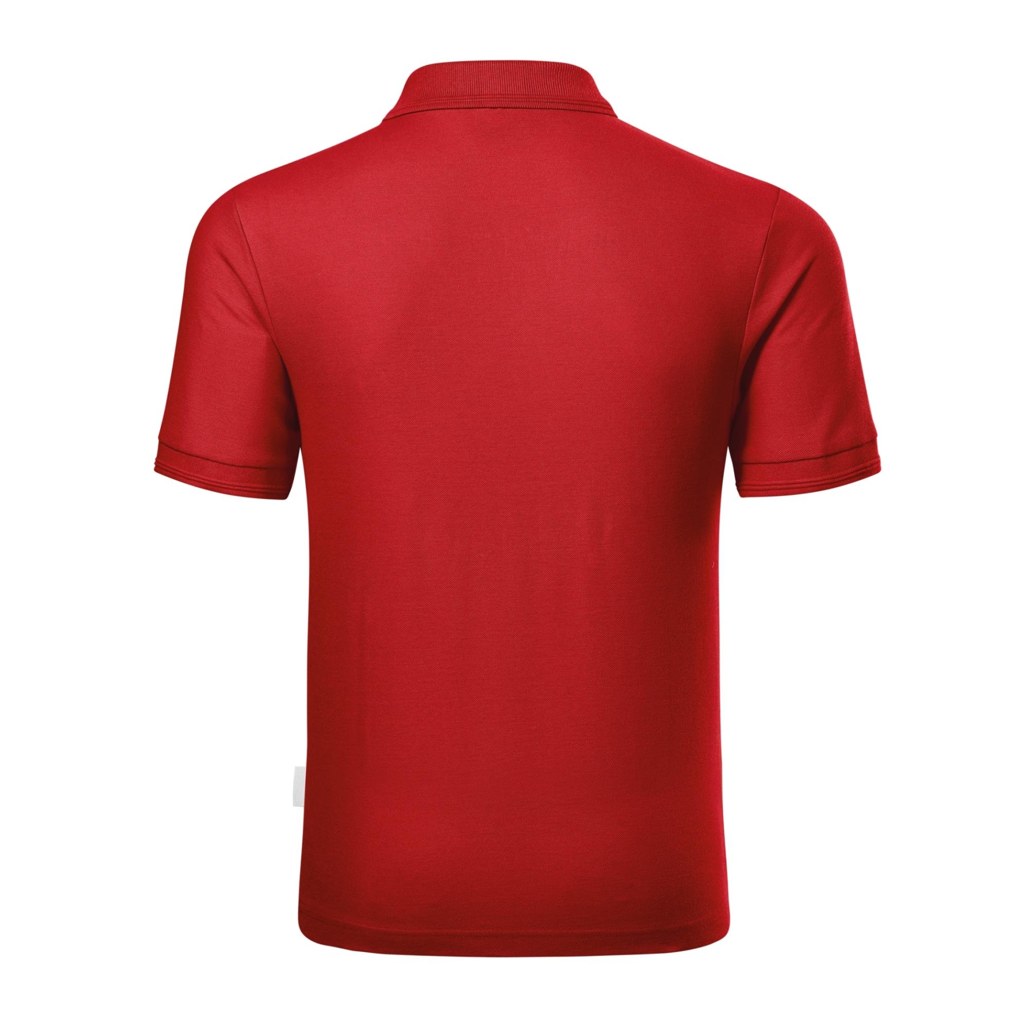 Tricou polo pentru bărbaţi Reserve R22 roşu 07 (brand label) 3XL