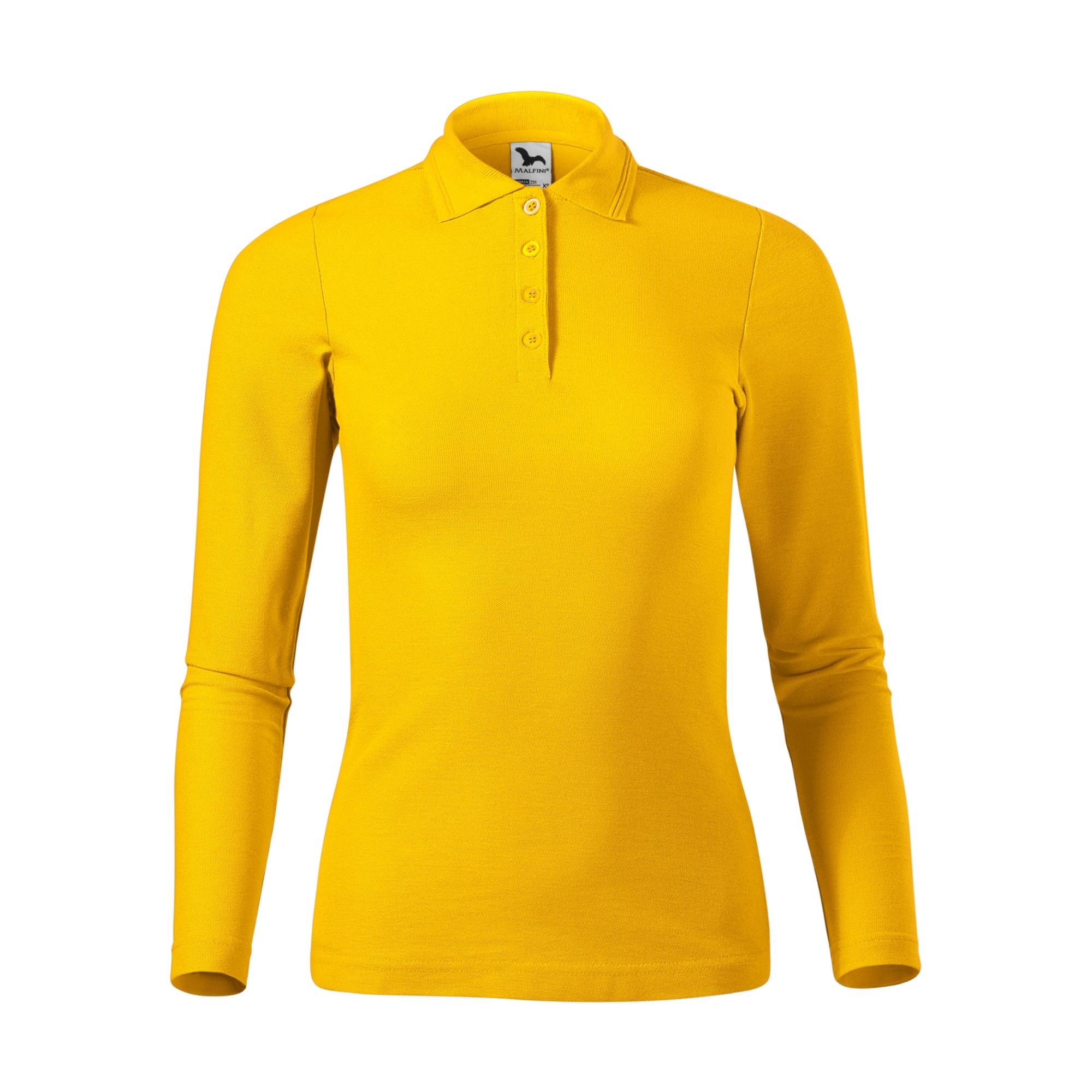 Tricou polo pentru damă Pique Polo LS 231 Galben XL