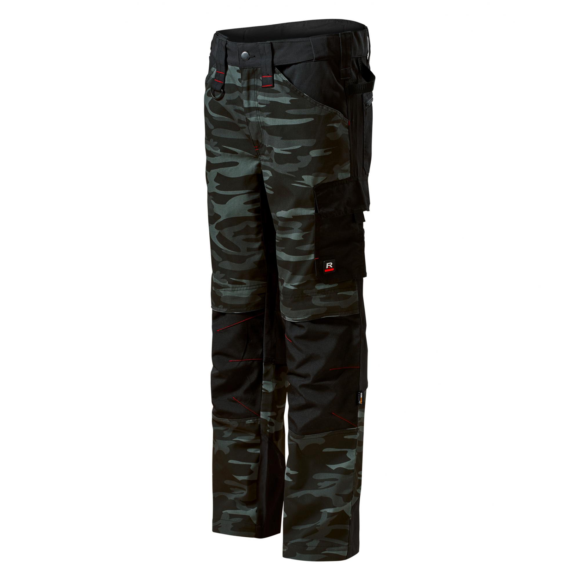 Pantaloni de lucru pentru bărbaţi Vertex Camo W09 camouflage dark gray