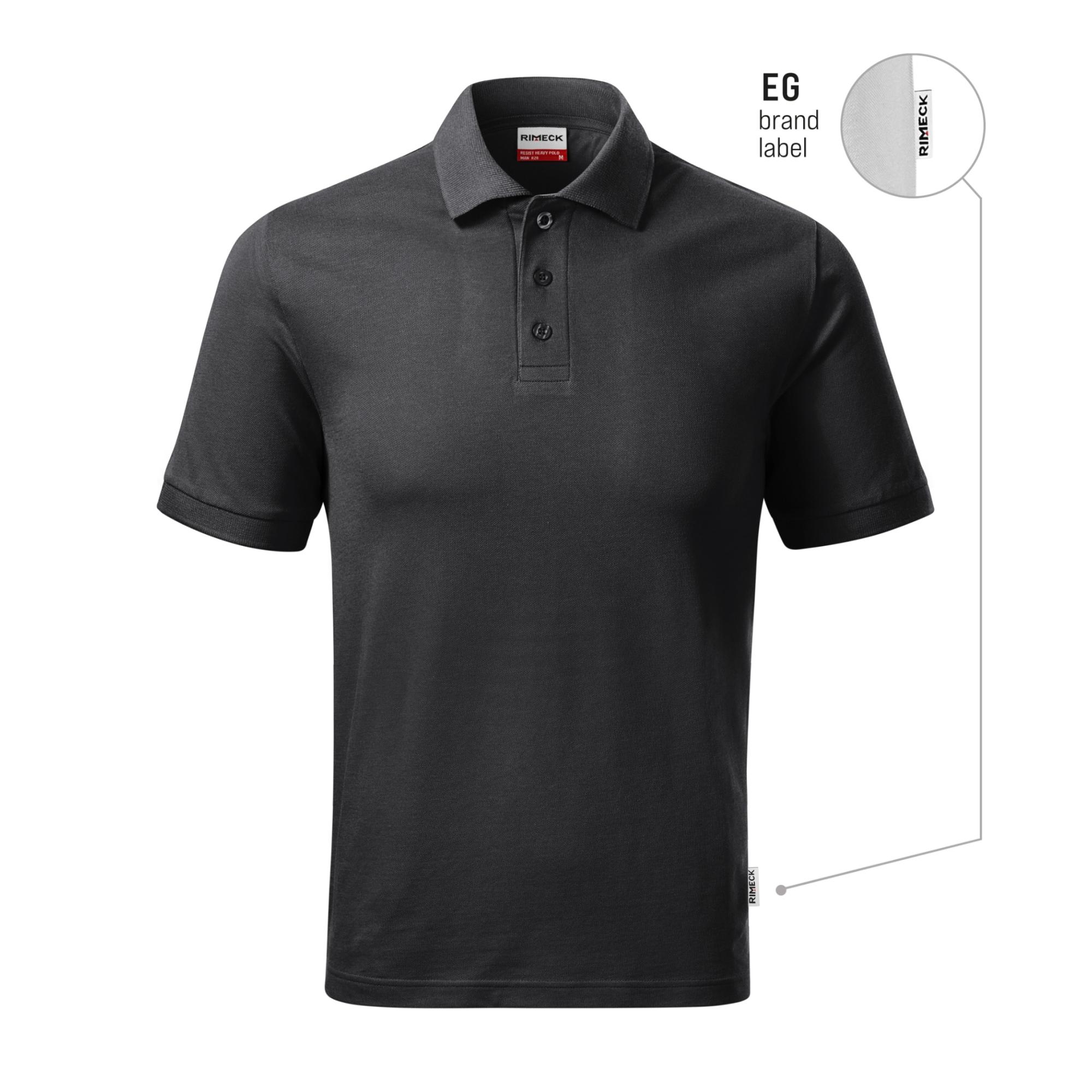 Tricou polo pentru bărbaţi Resist Heavy Polo R20 ebony gray 94 (brand label) M