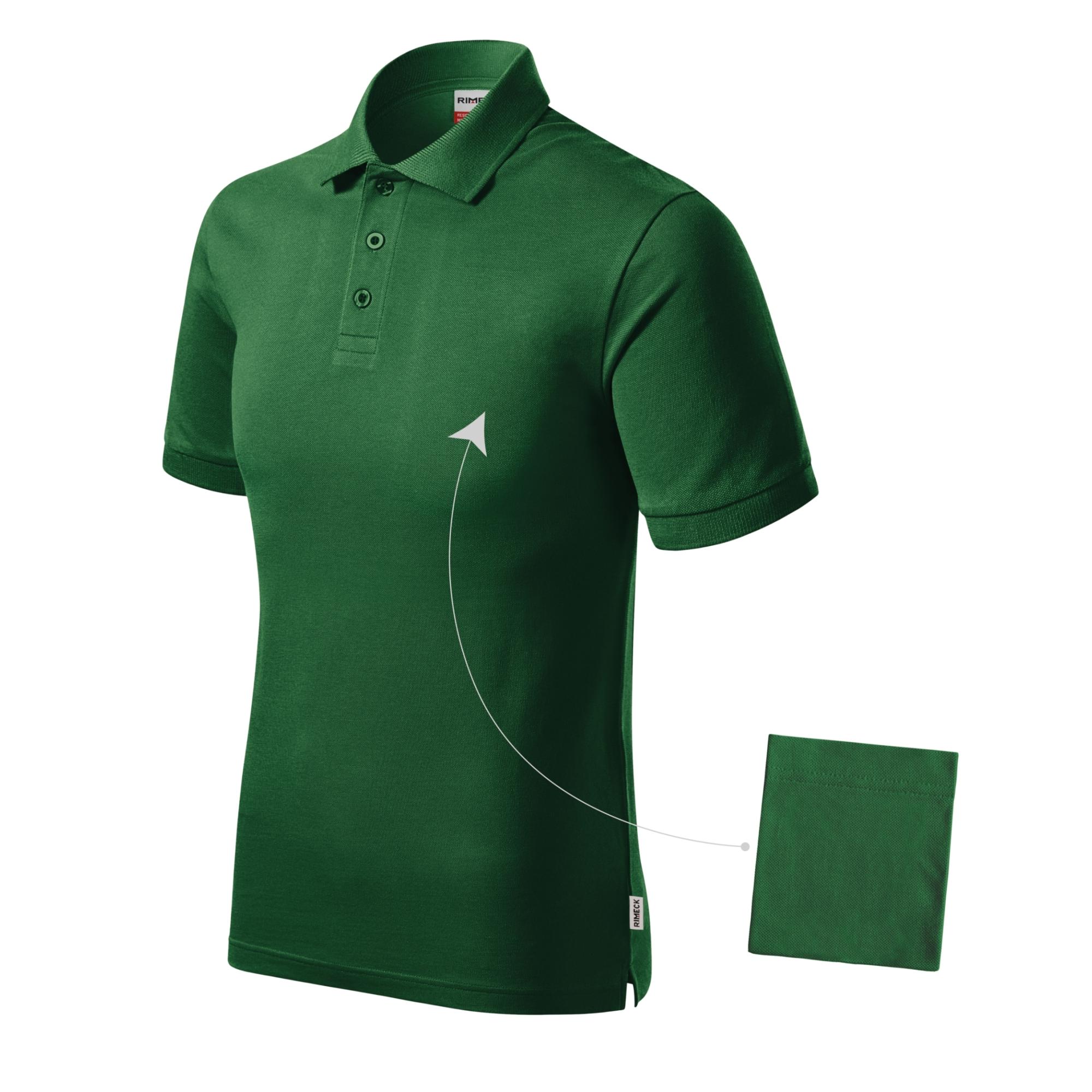 Tricou polo pentru bărbaţi Resist Heavy Polo R20 verde sticlă 06 (brand label) XL