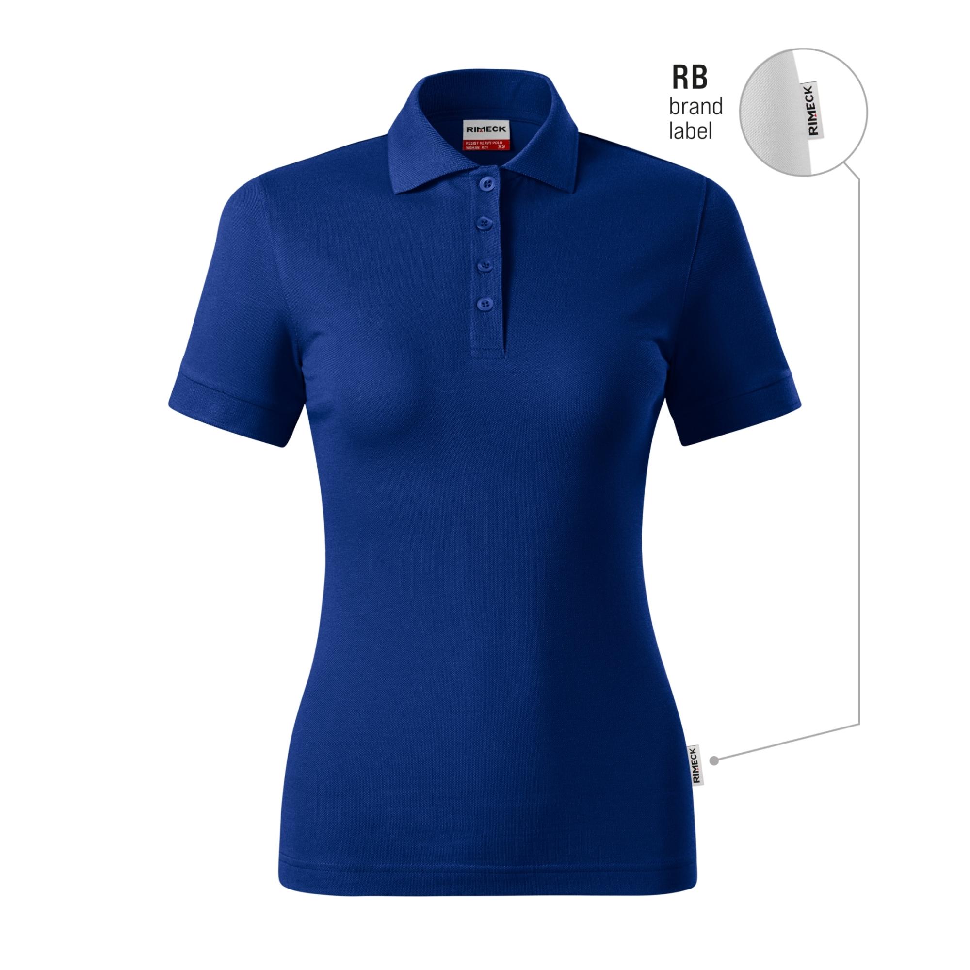 Tricou polo pentru damă Resist Heavy Polo R21 albastru regal 05 (brand label) XXL