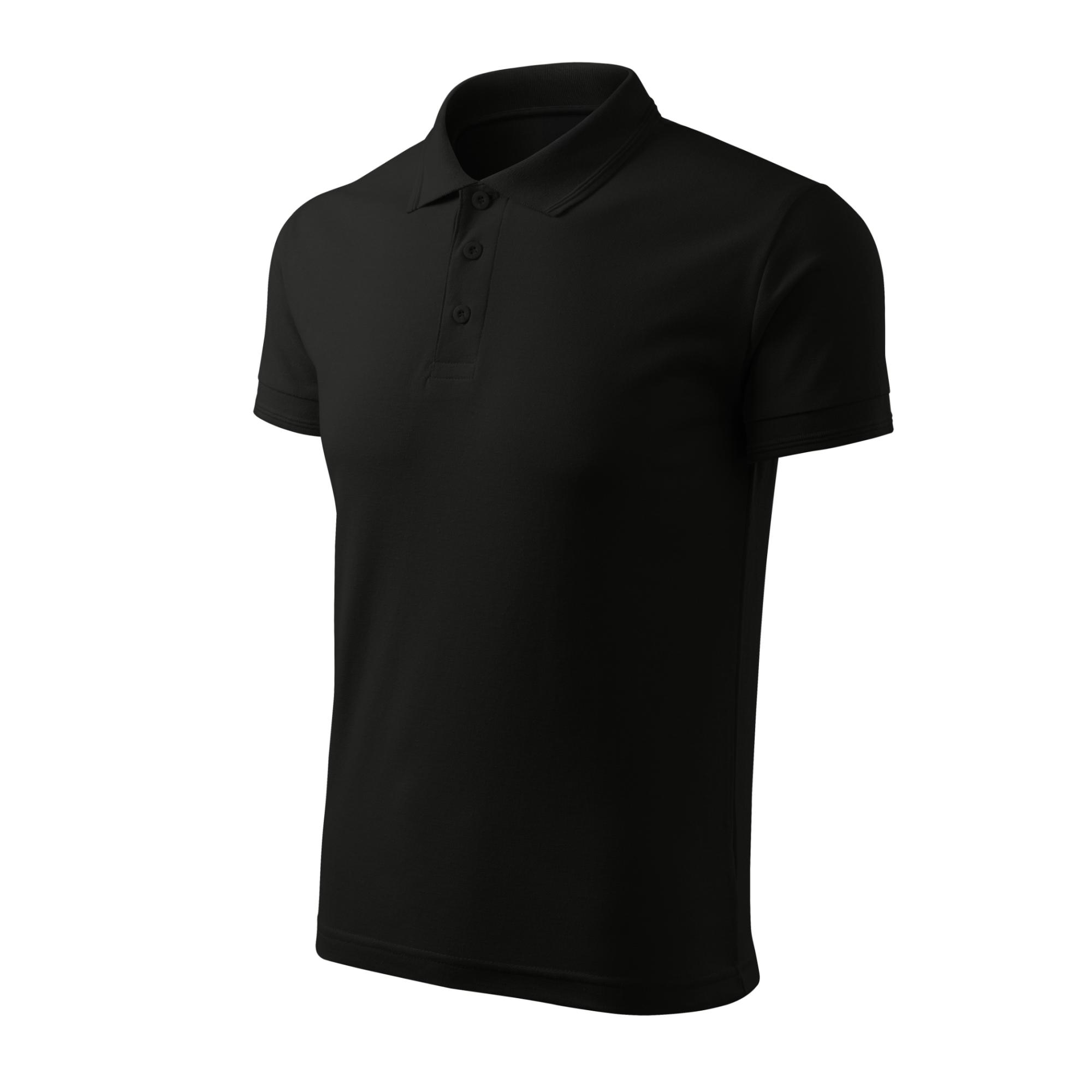 Tricou polo pentru bărbaţi Pique Polo Free F03 Negru