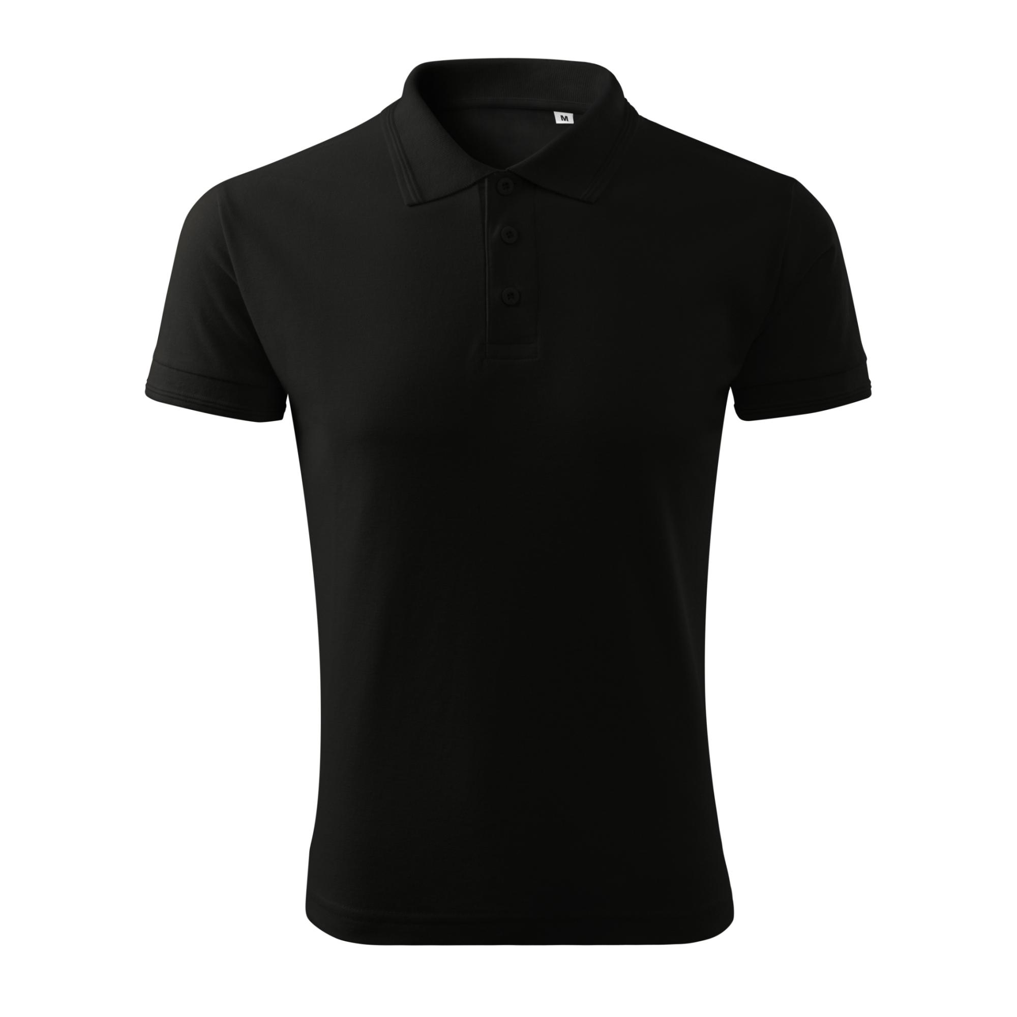 Tricou polo pentru bărbaţi Pique Polo Free F03 Negru M