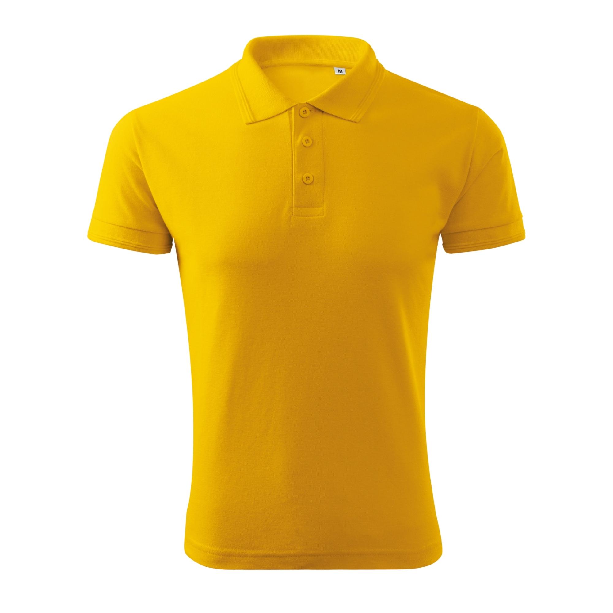 Tricou polo pentru bărbaţi Pique Polo Free F03 Galben XXL