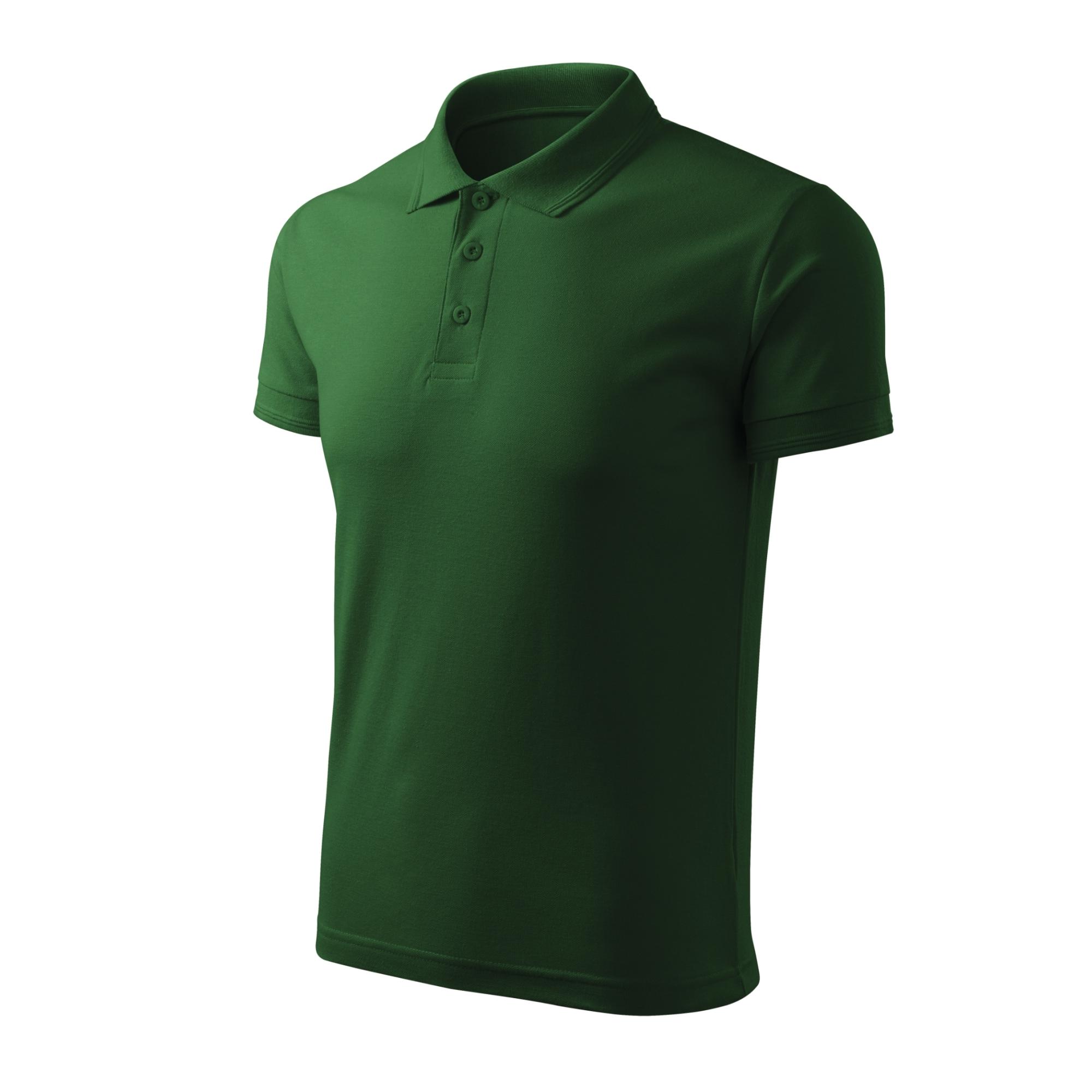 Tricou polo pentru bărbaţi Pique Polo Free F03 Verde sticla