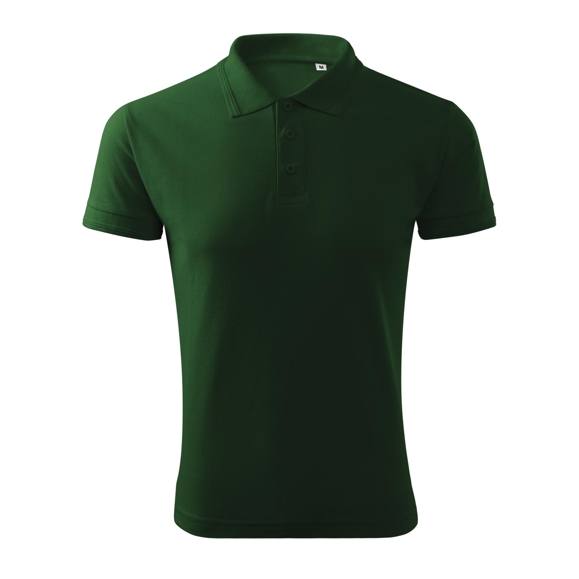 Tricou polo pentru bărbaţi Pique Polo Free F03 Verde sticla M
