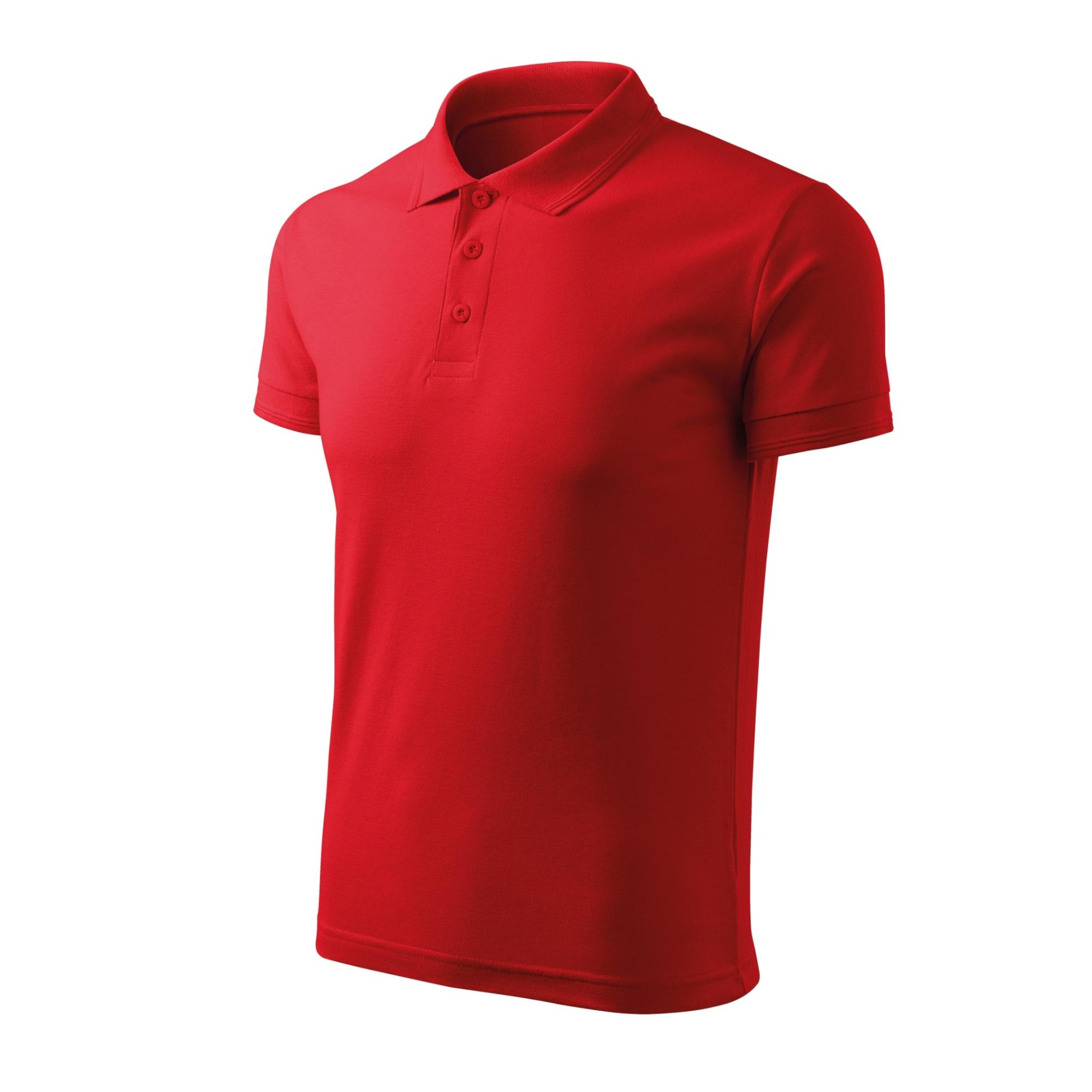 Tricou polo pentru bărbaţi Pique Polo Free F03 Roșu