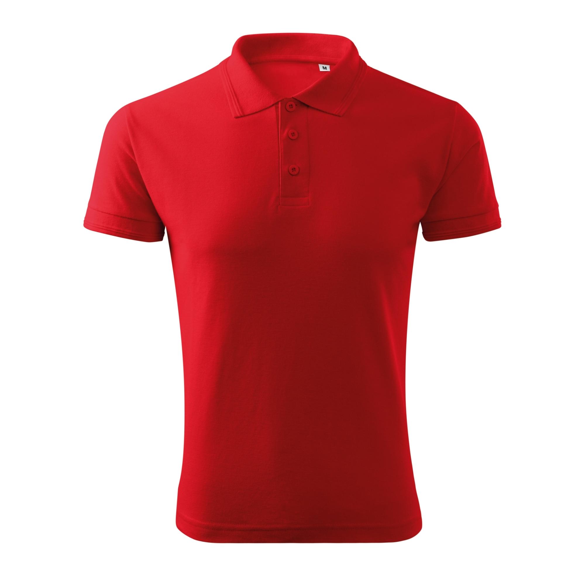 Tricou polo pentru bărbaţi Pique Polo Free F03 Roșu M