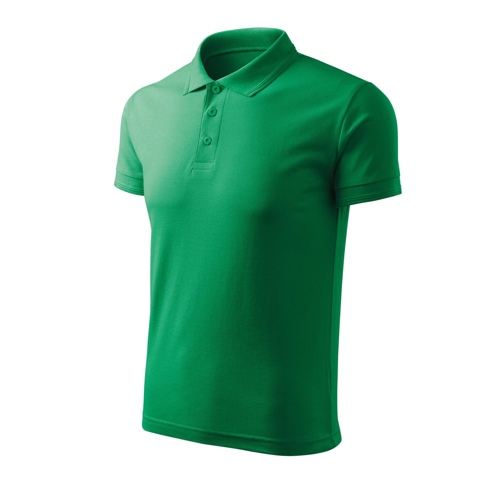 Tricou polo pentru bărbaţi Pique Polo Free F03 Verde mediu
