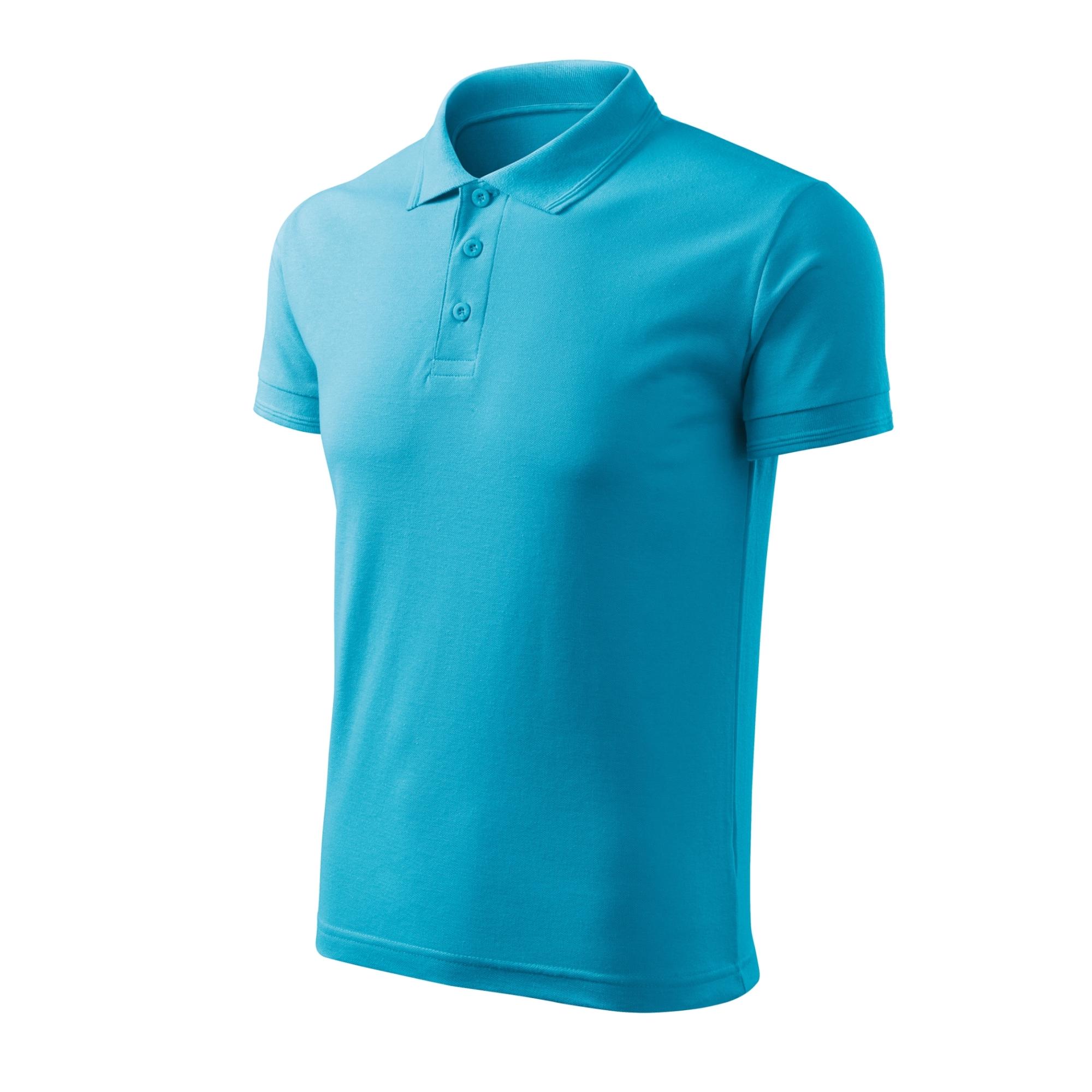Tricou polo pentru bărbaţi Pique Polo Free F03 Turcoaz
