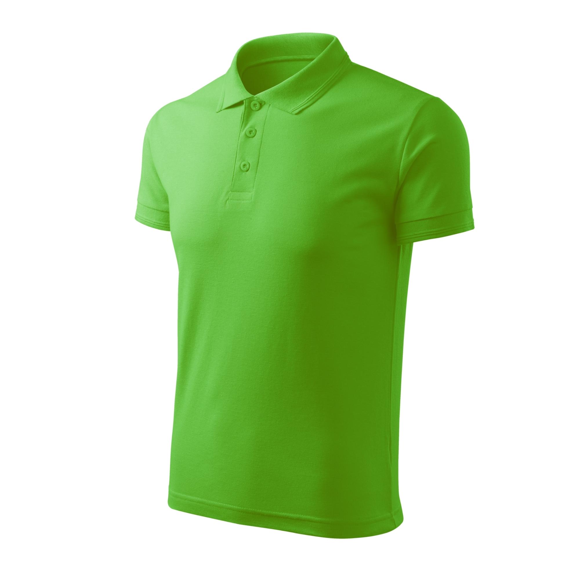 Tricou polo pentru bărbaţi Pique Polo Free F03 Verde măr