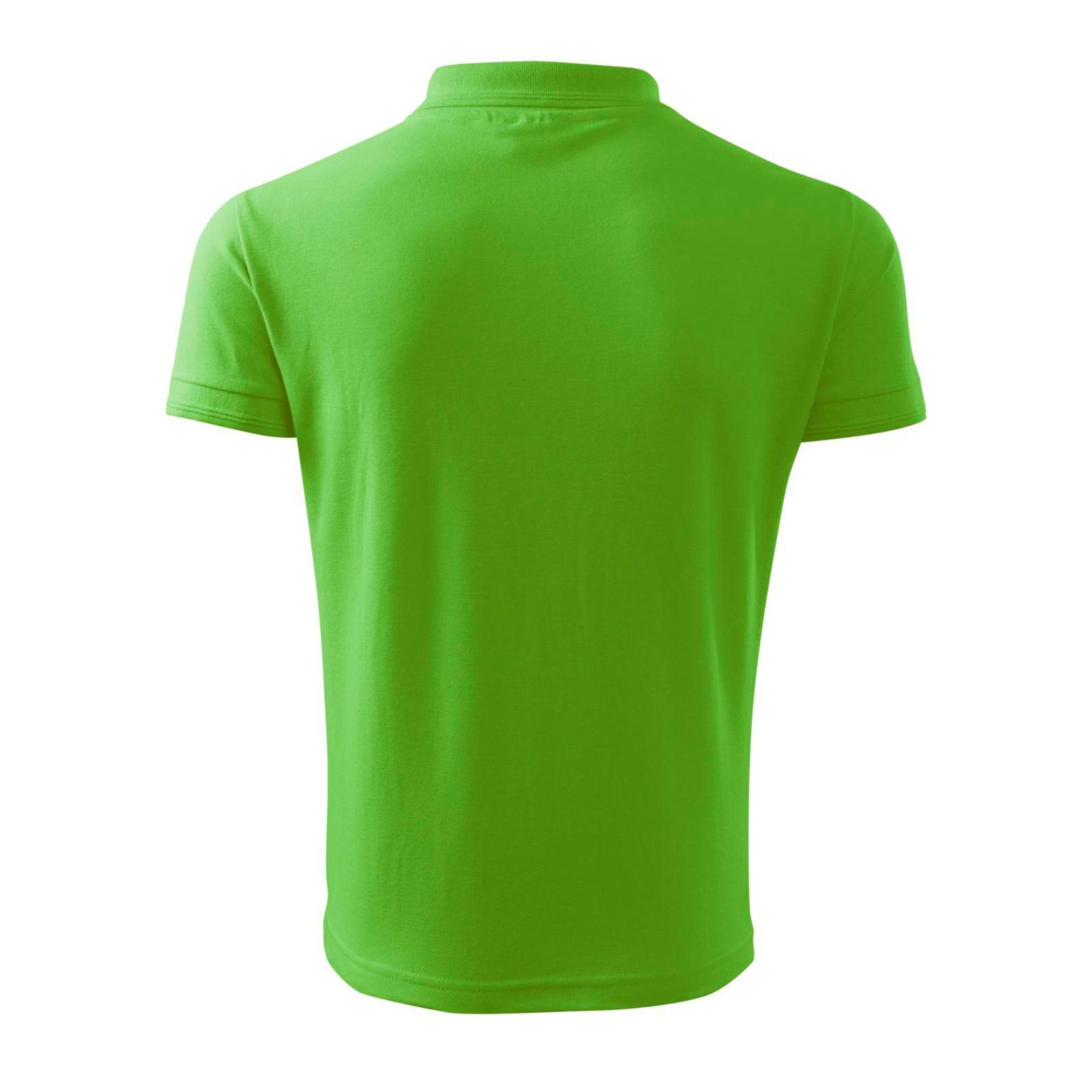Tricou polo pentru bărbaţi Pique Polo Free F03 Verde măr XXL