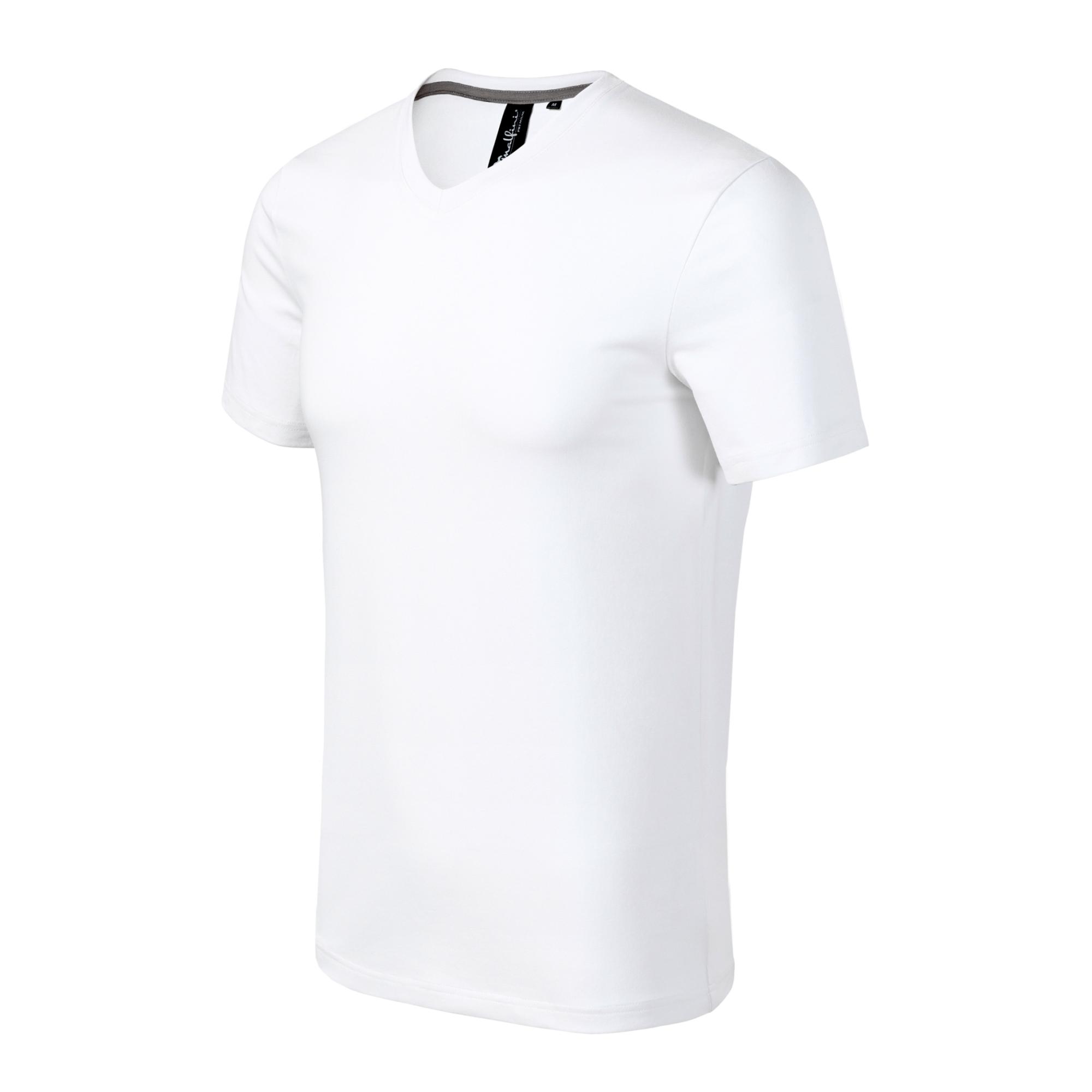 Tricou pentru bărbaţi Action V-neck 700 Alb