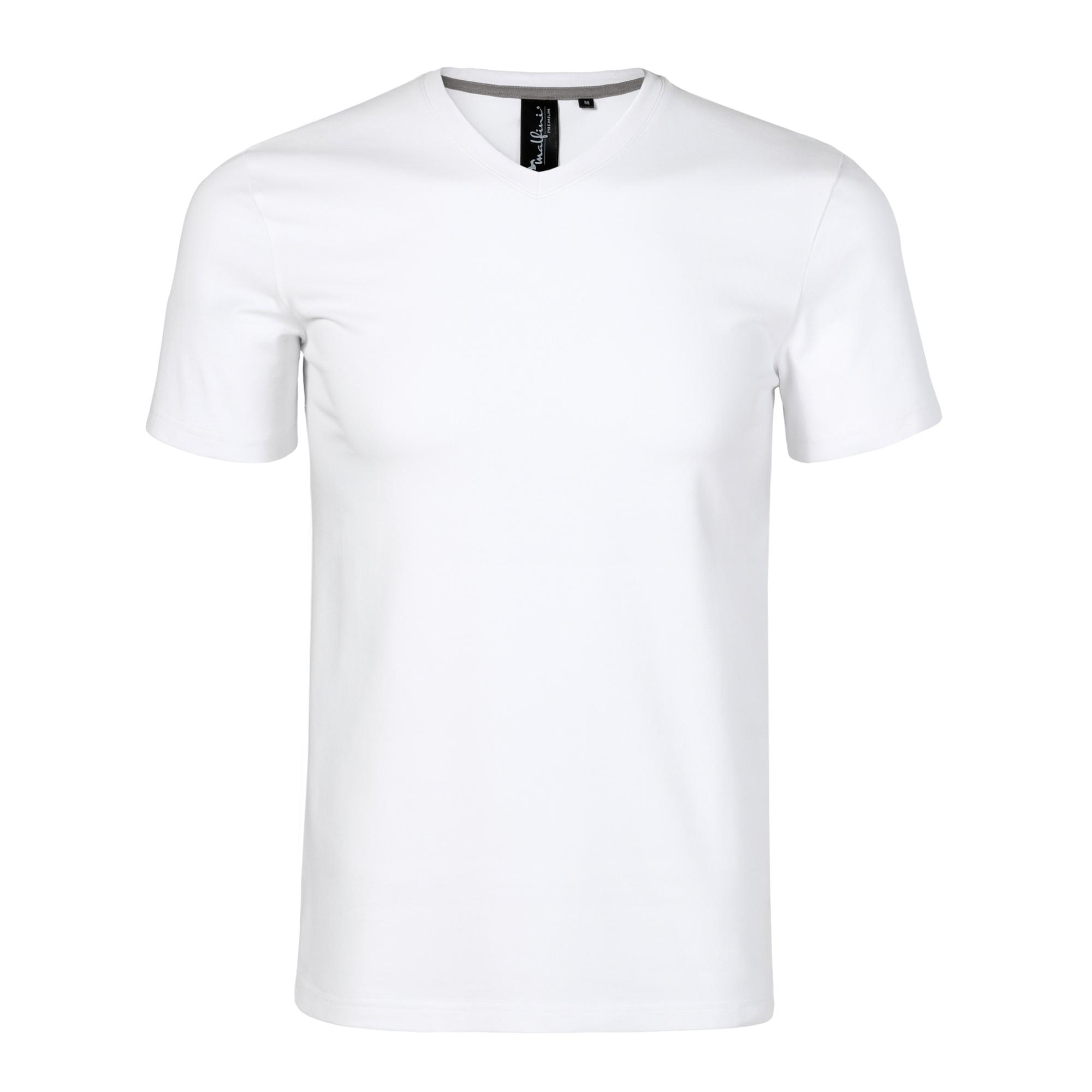 Tricou pentru bărbaţi Action V-neck 700 Alb S