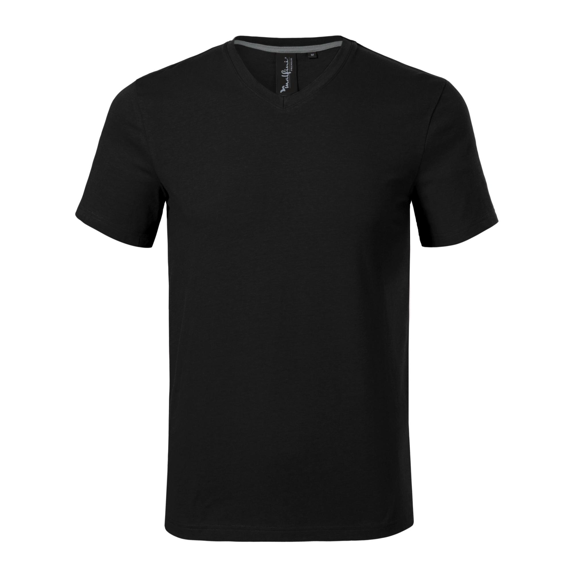 Tricou pentru bărbaţi Action V-neck 700 Negru L