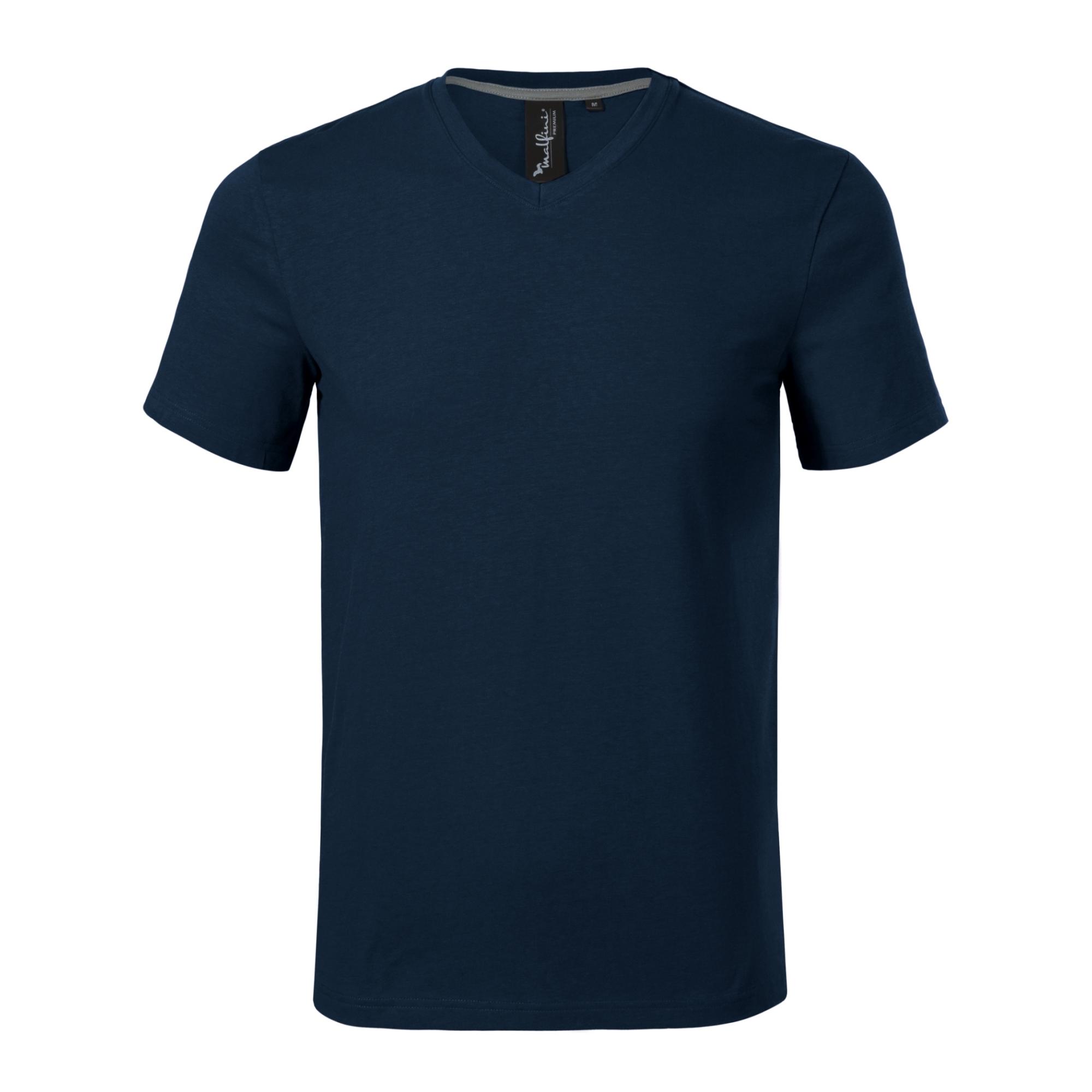 Tricou pentru bărbaţi Action V-neck 700 Albastru marin L