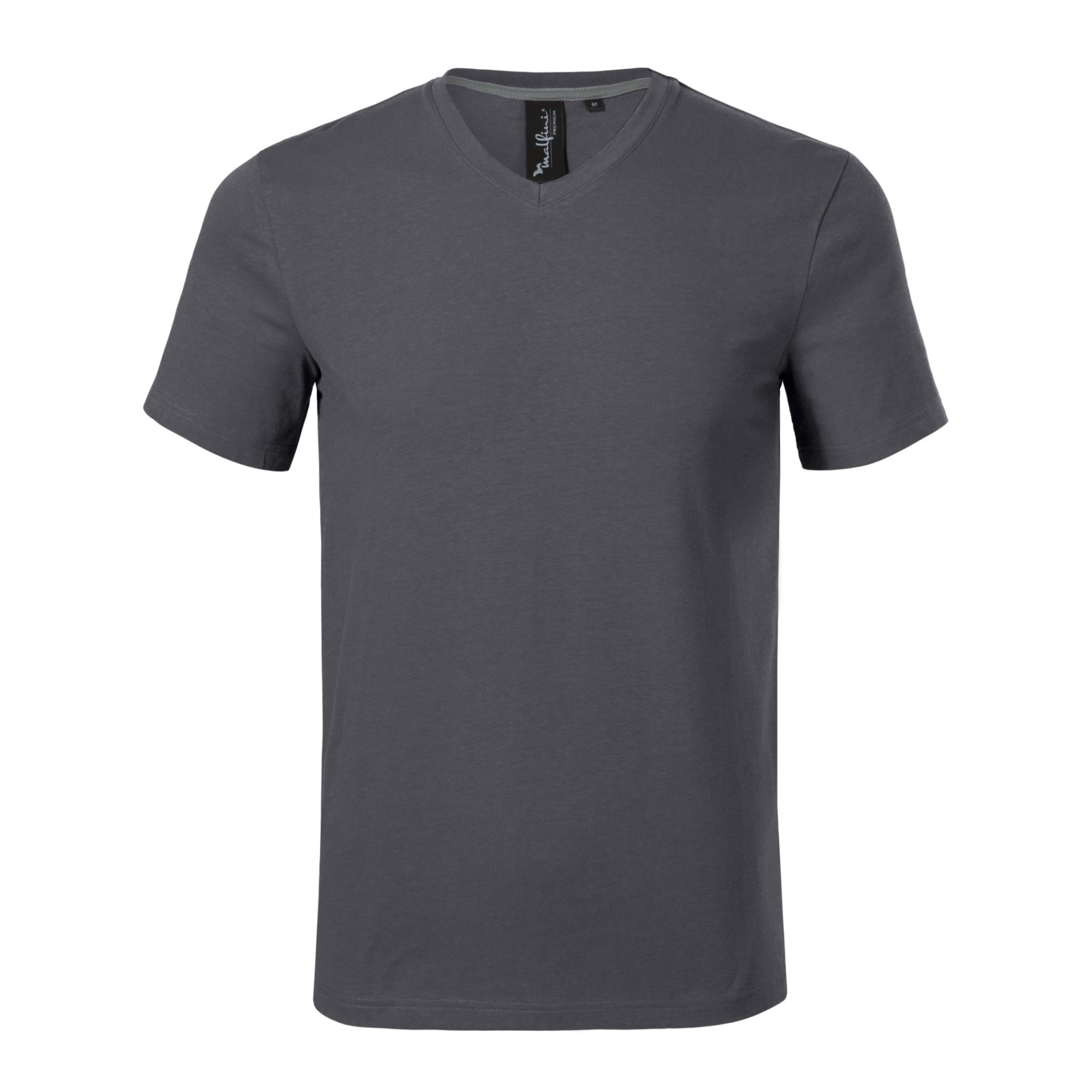 Tricou pentru bărbaţi Action V-neck 700 Light anthracite XXL