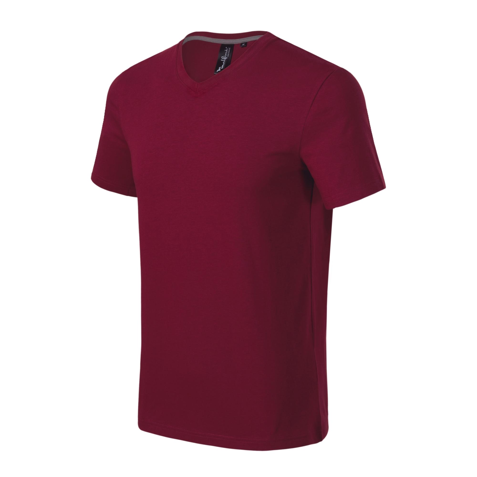 Tricou pentru bărbaţi Action V-neck 700 Garnet