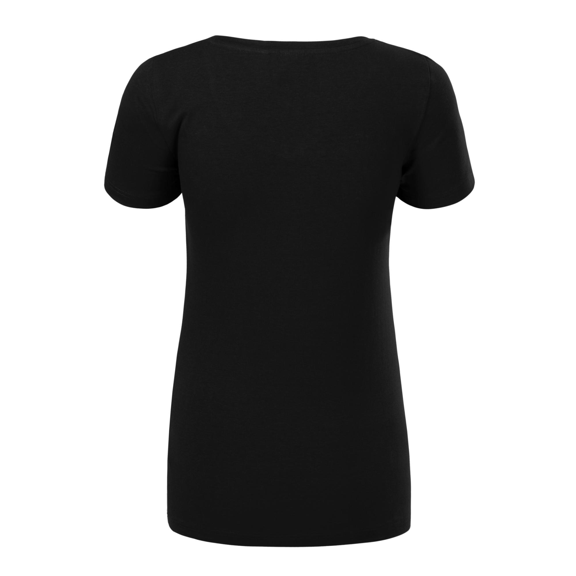 Tricou pentru damă Action V-neck 701 Negru L
