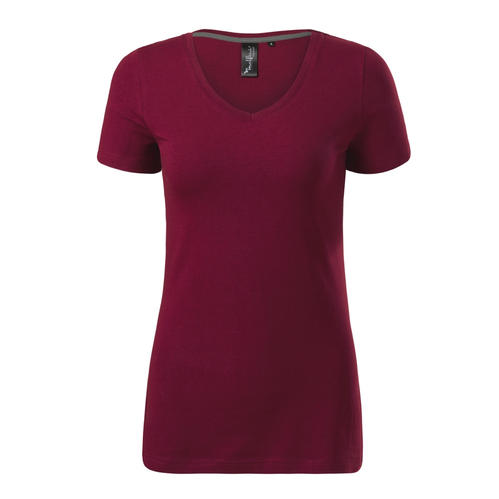 Tricou pentru damă Action V-neck 701 Garnet L