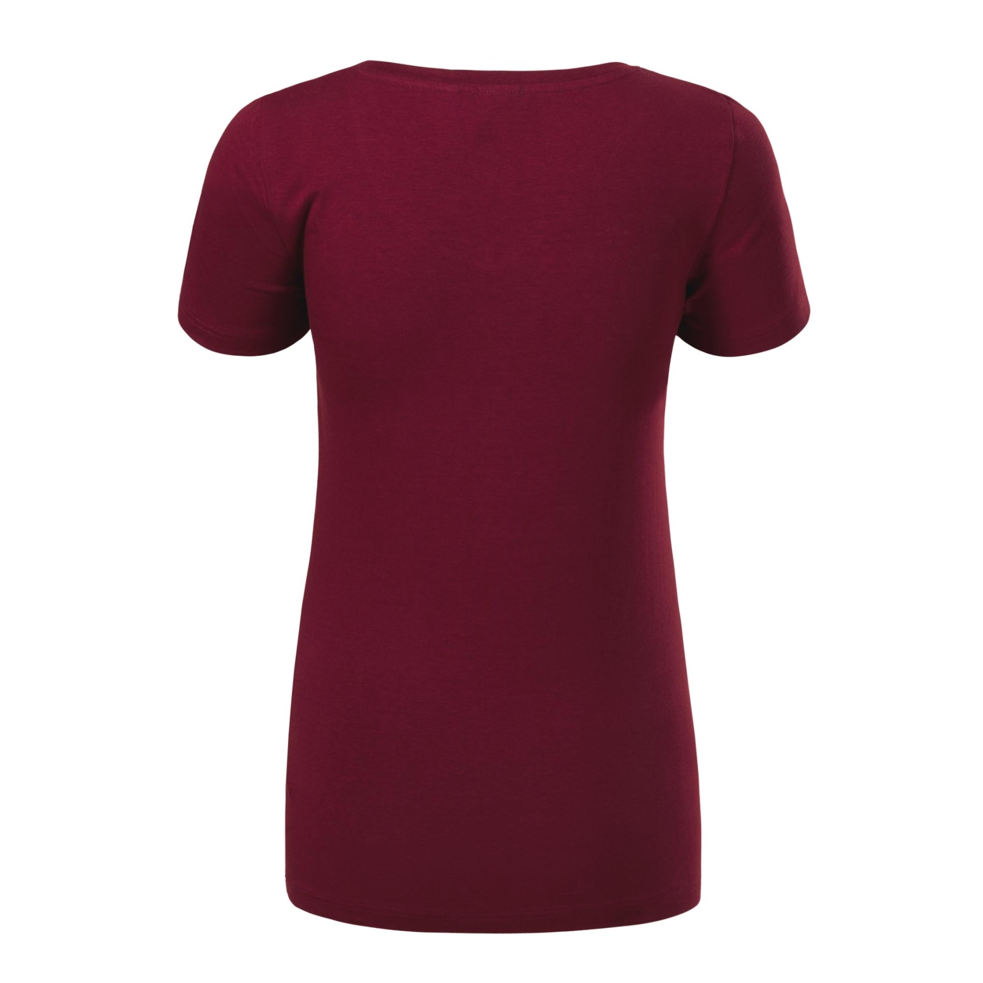 Tricou pentru damă Action V-neck 701 Garnet L