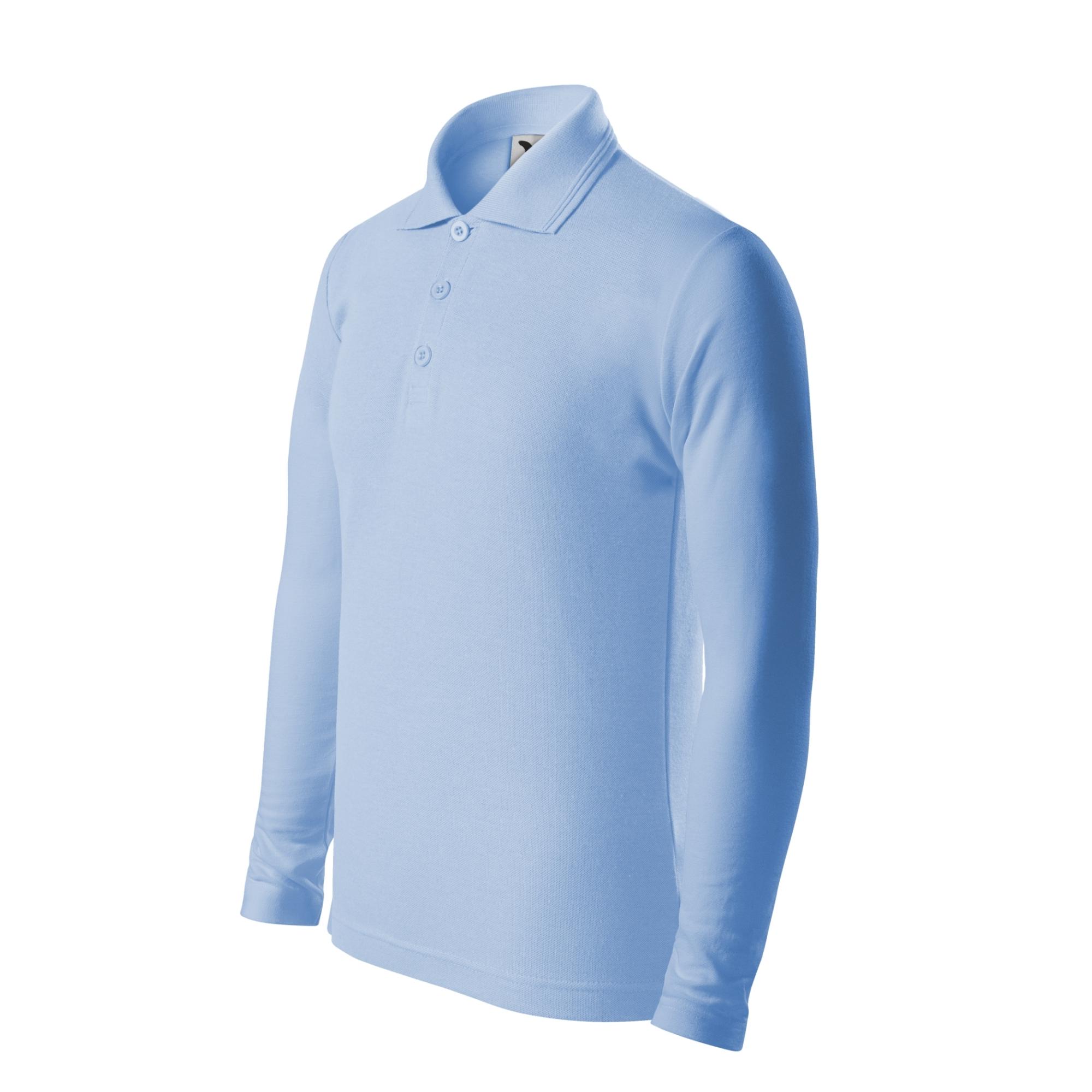 Tricou polo pentru copii Pique Polo LS 241 Albastru deschis