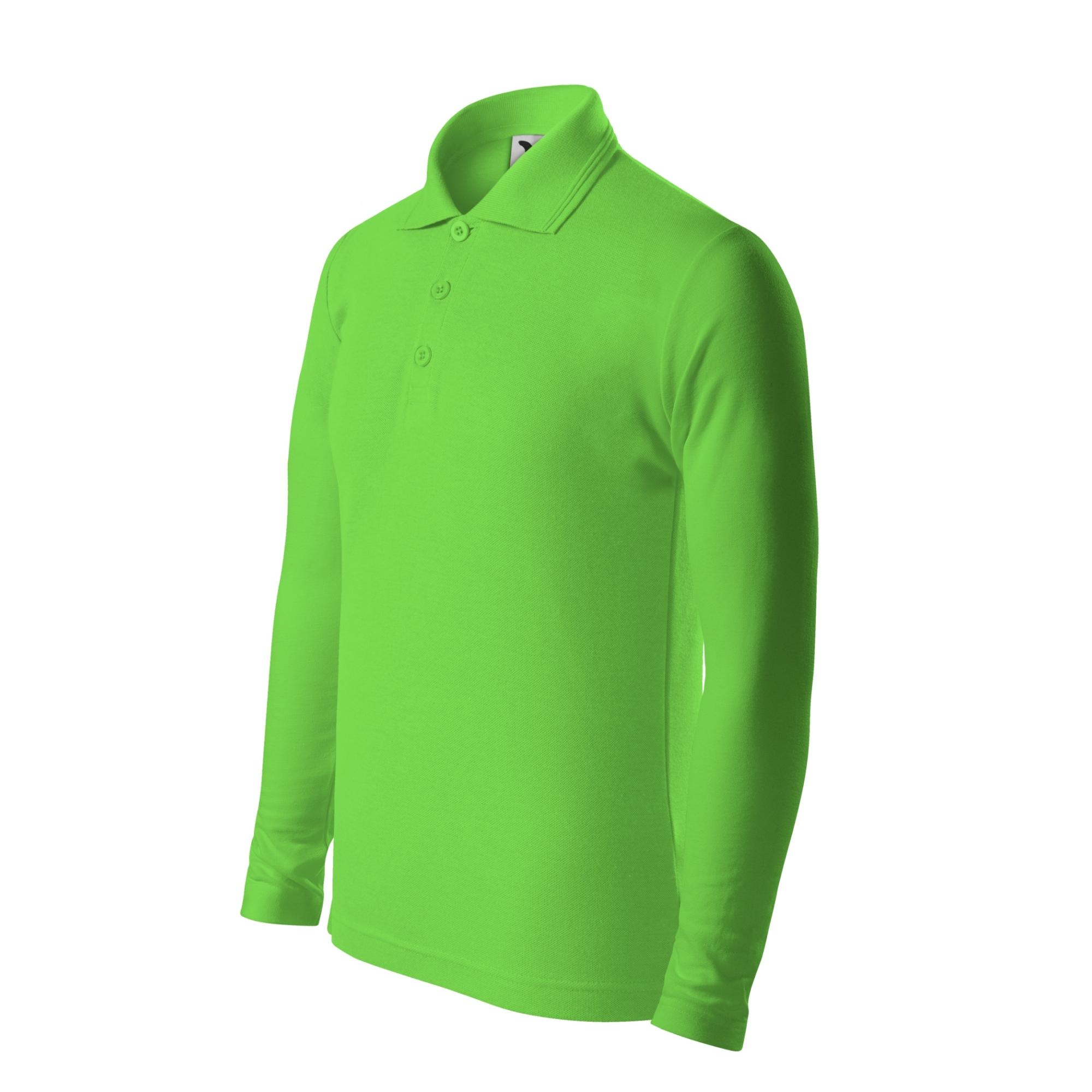 Tricou polo pentru copii Pique Polo LS 241 Verde măr