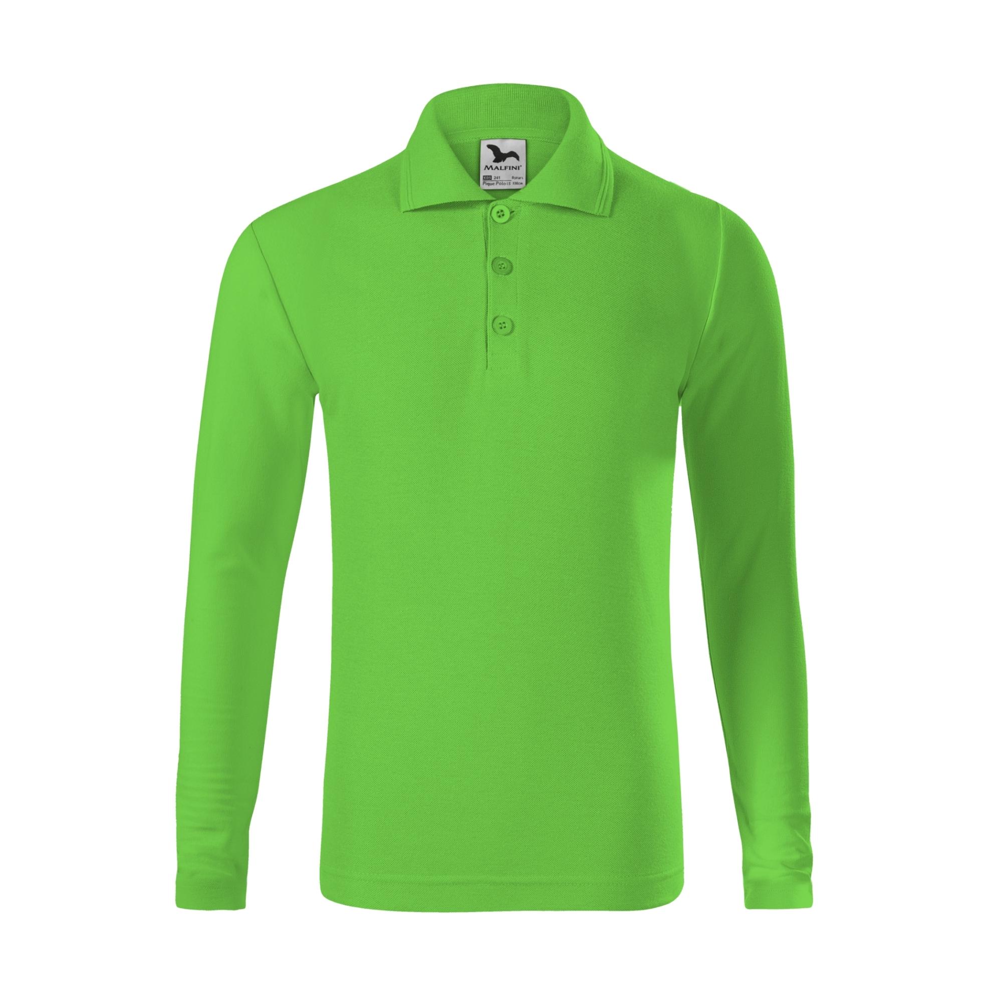 Tricou polo pentru copii Pique Polo LS 241 Verde măr 6 ani