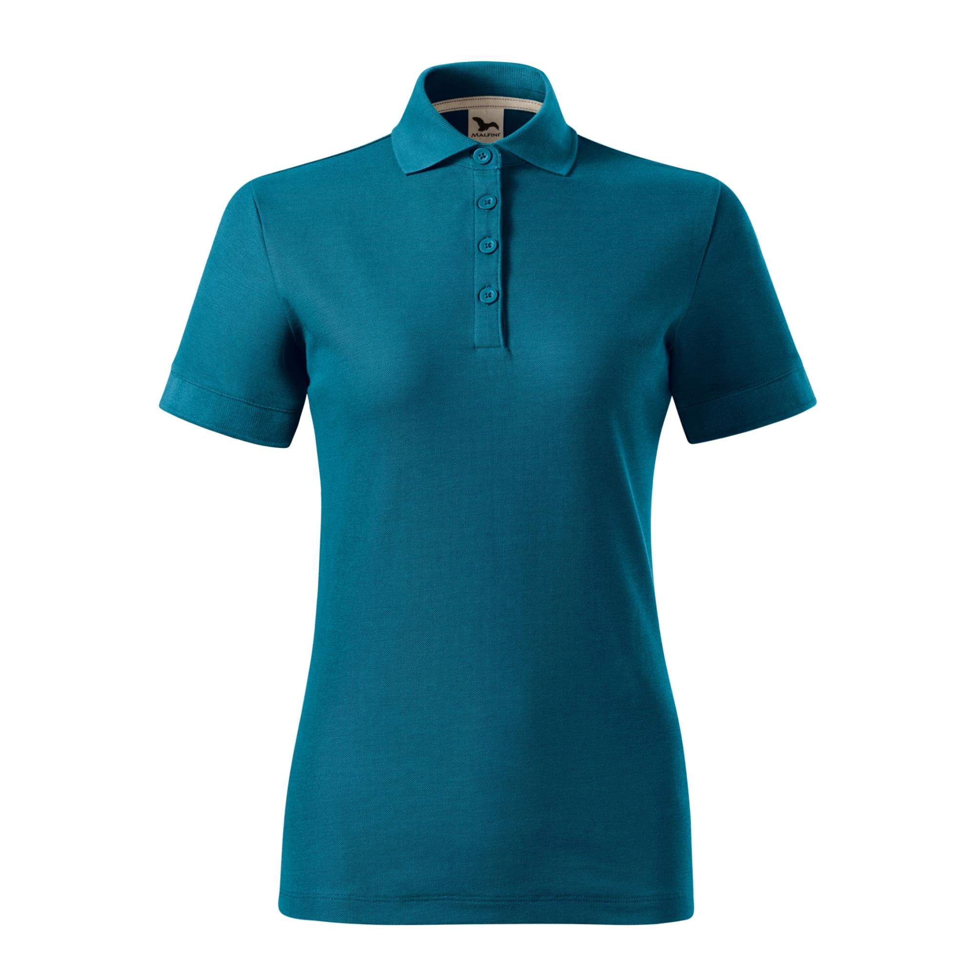 Tricou polo pentru damă Prime (GOTS) X35 Albastru petrol XS