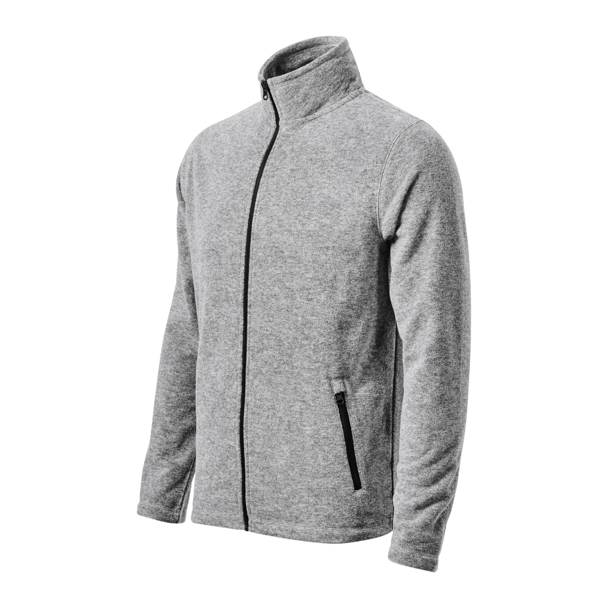 Micro fleece pentru bărbaţi Factor 852 Argintiu melanj