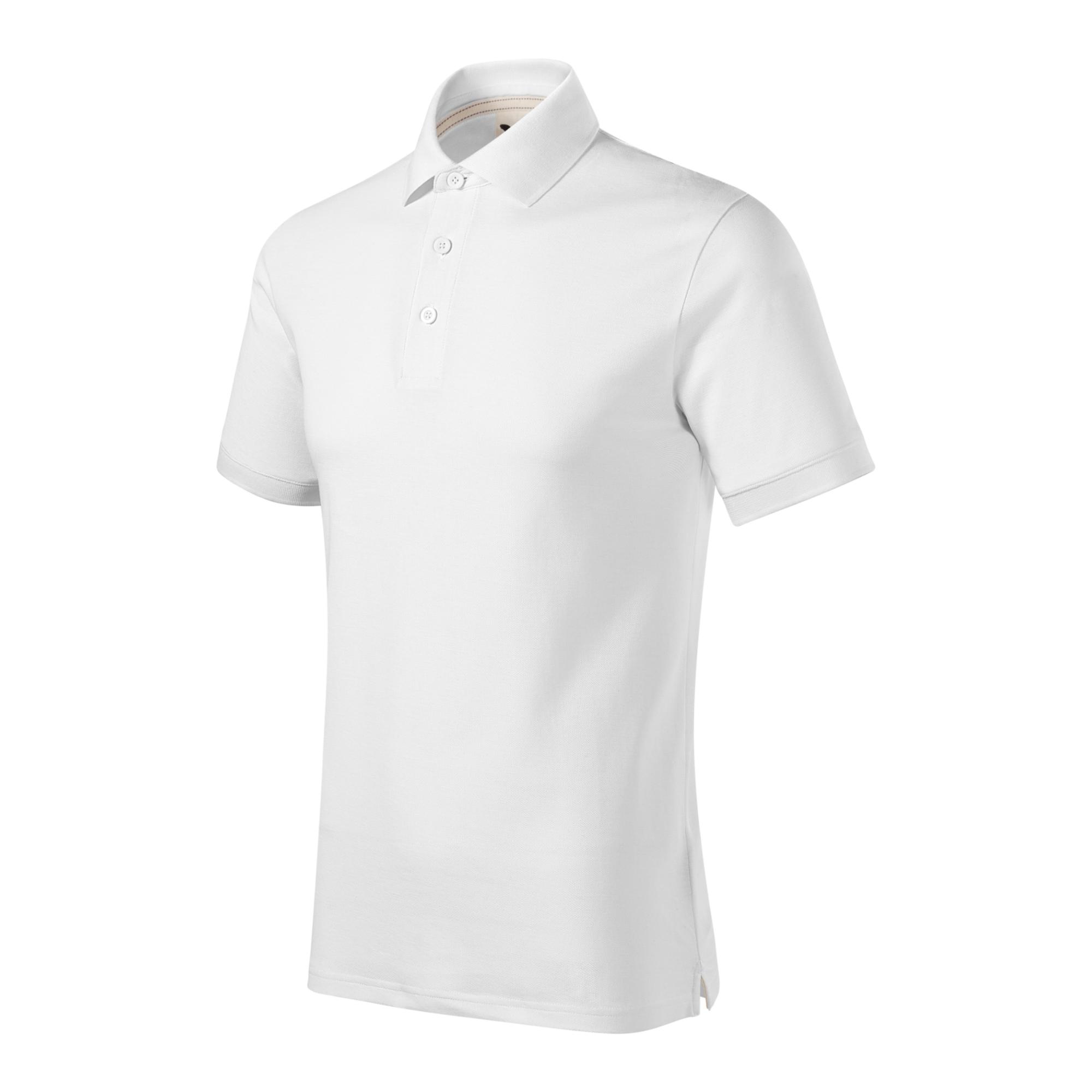 Tricou polo pentru bărbaţi Prime (GOTS) 23Y Alb 3XL