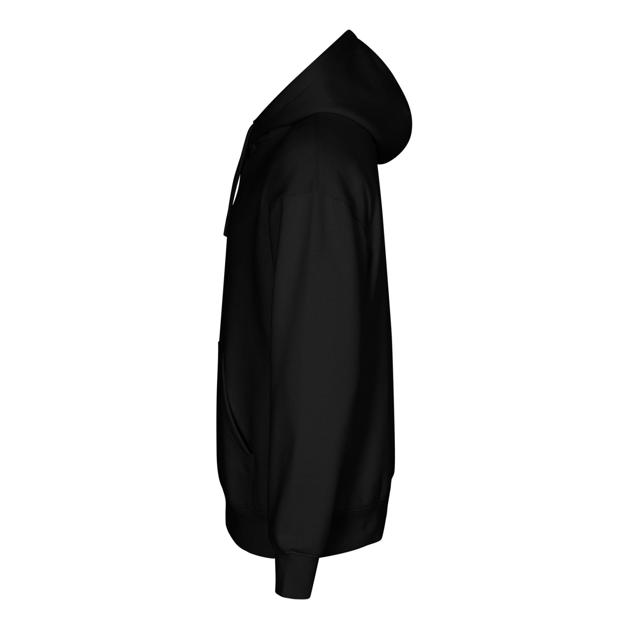 Hanorac unisex Cloud (GOTS) 428 Negru 3XL