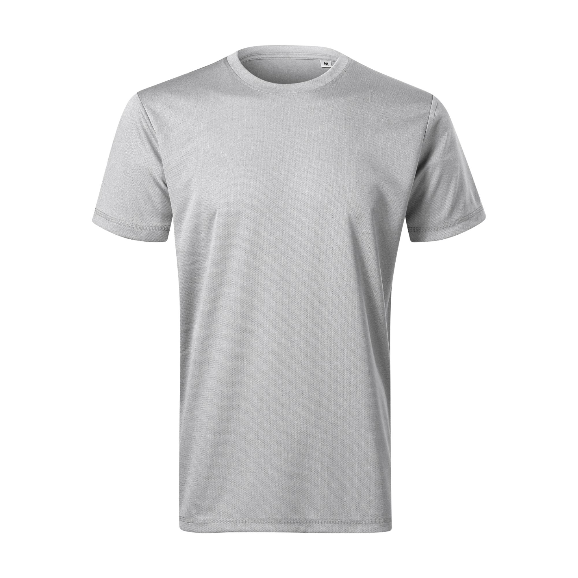 Tricou pentru bărbați Zoom 817 Argintiu melanj S
